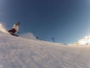 Alta Groomer Skiing